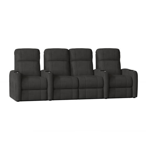 Latitude Run® Upholstered Home Theater Seating with Cup Holder Wayfair